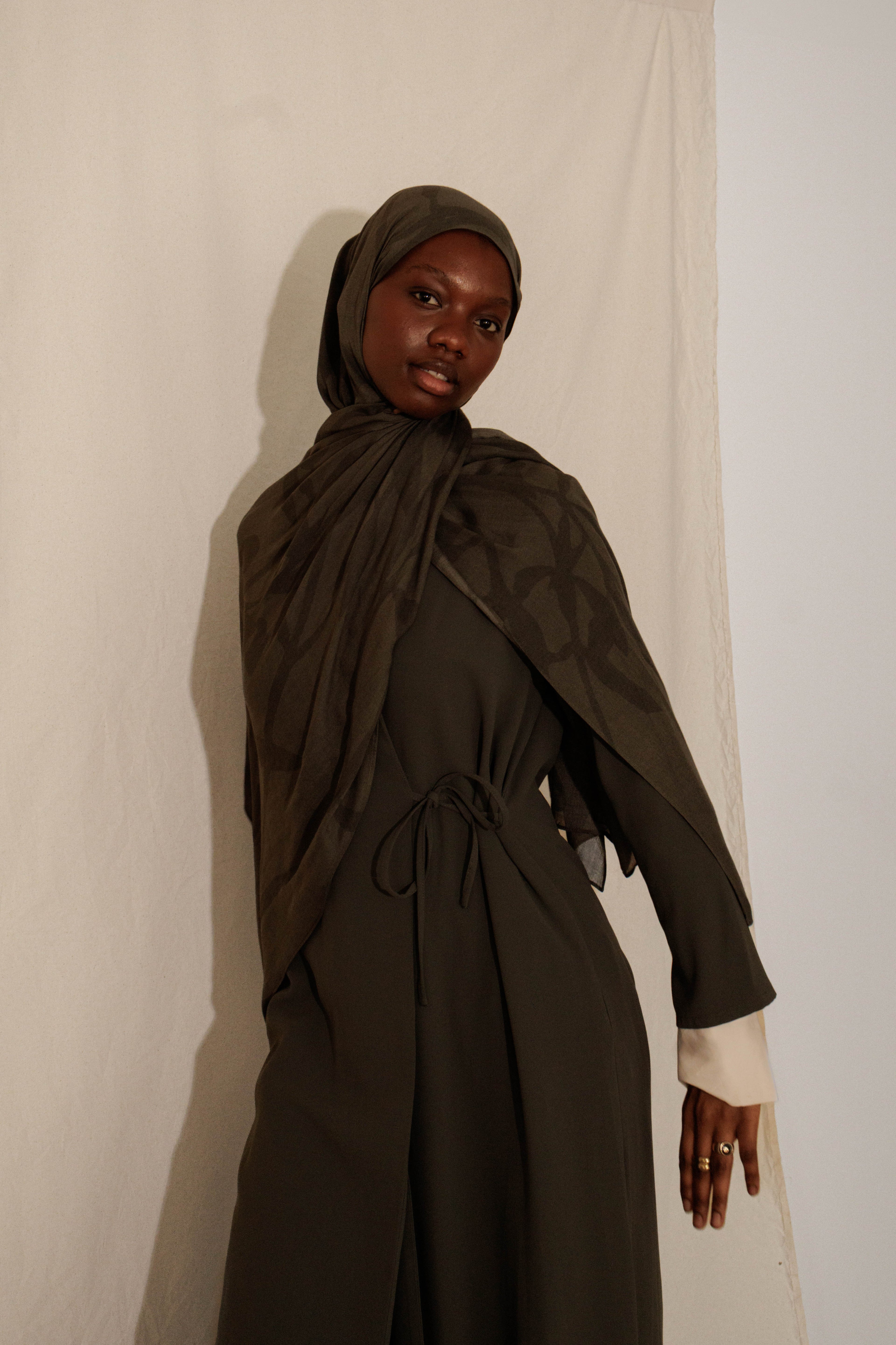 Olive Shadow Print