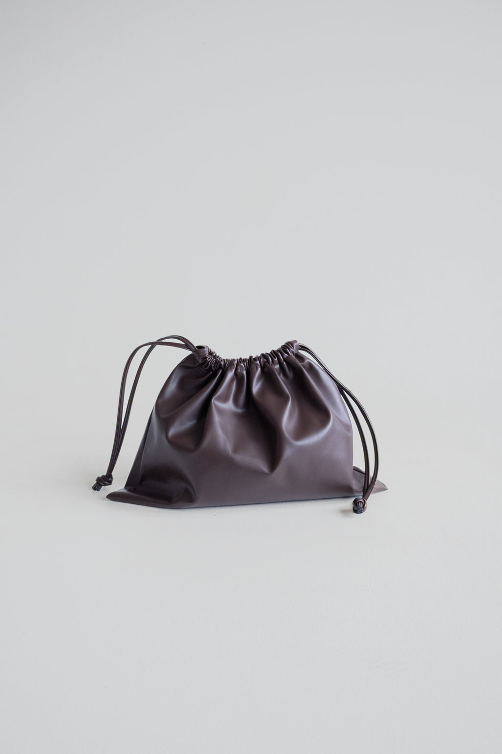 Nazla Drawstring Bag - Choc