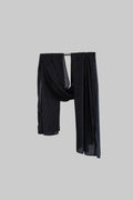 Narrow thick stripe - Black/white