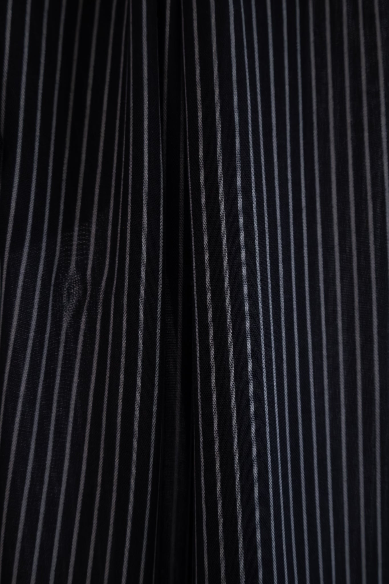 Narrow thick stripe - Black/white