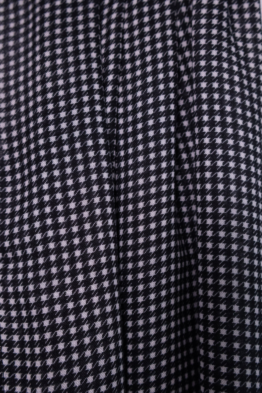 Houndstooth print - Black/White