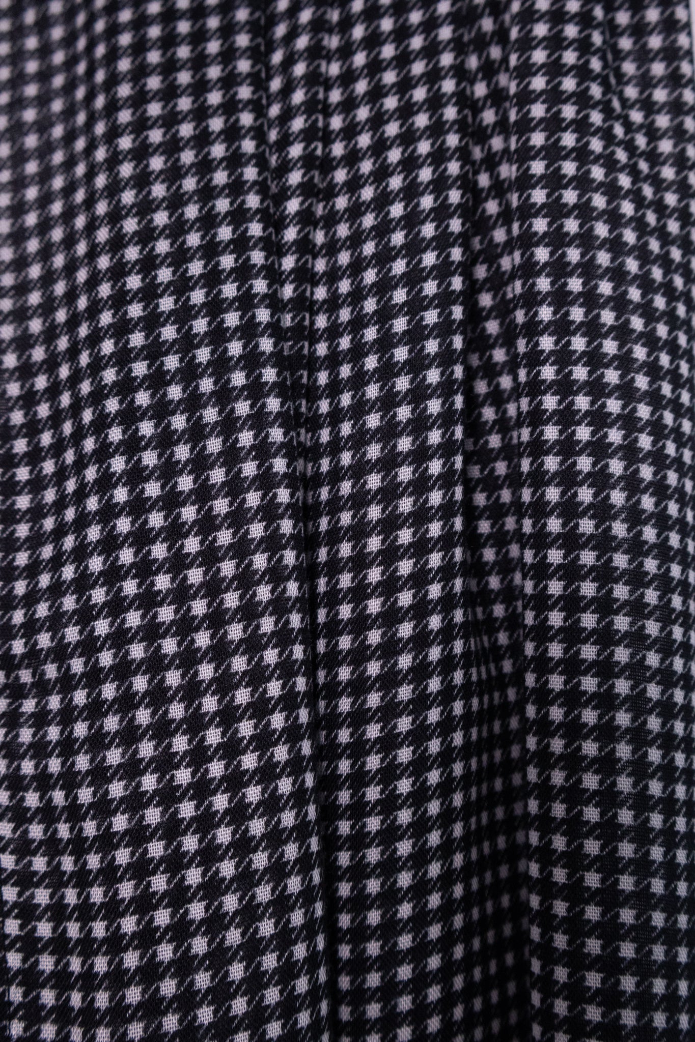 Houndstooth print - Black/White