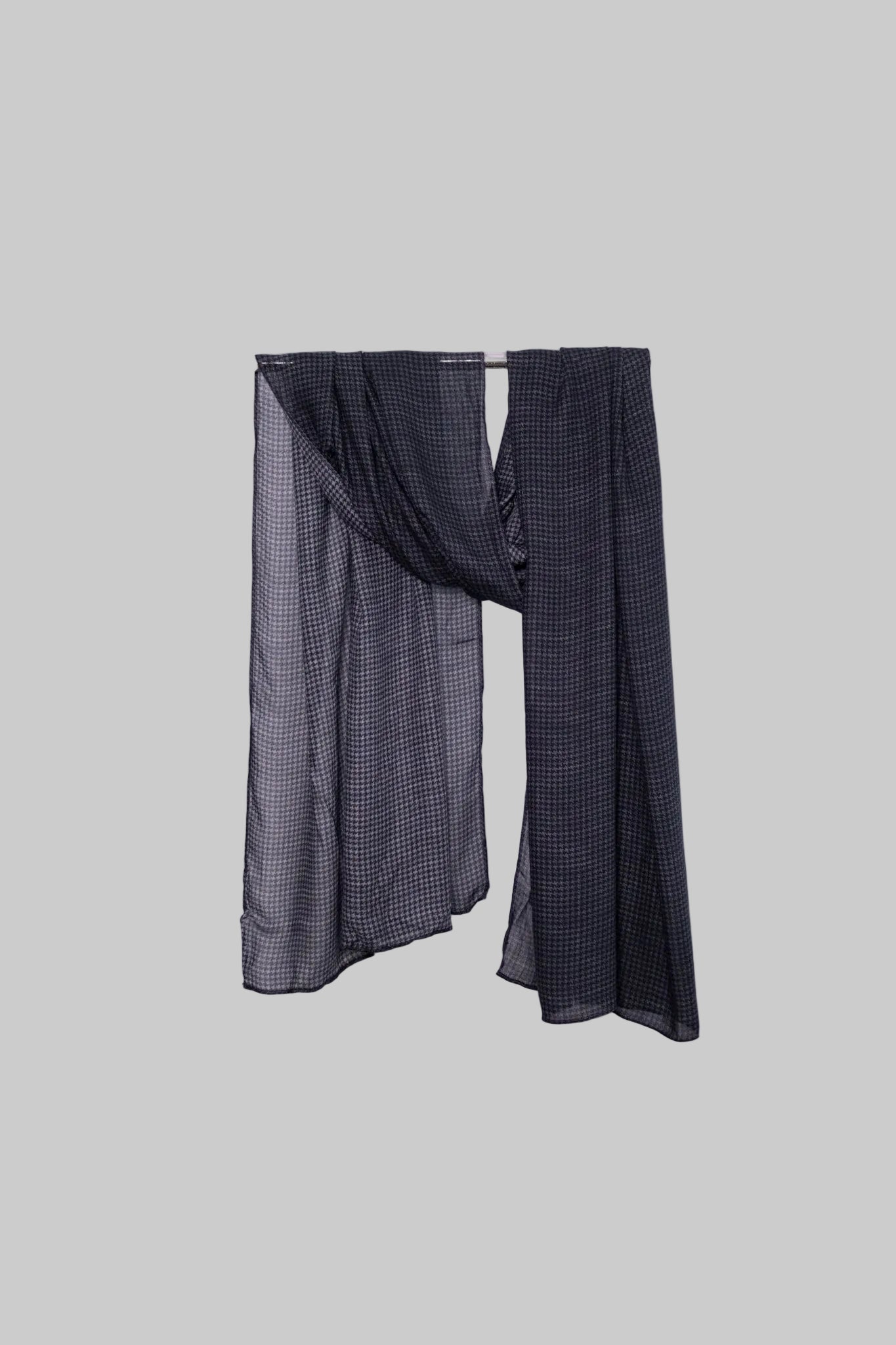 Houndstooth print - Black/Grey
