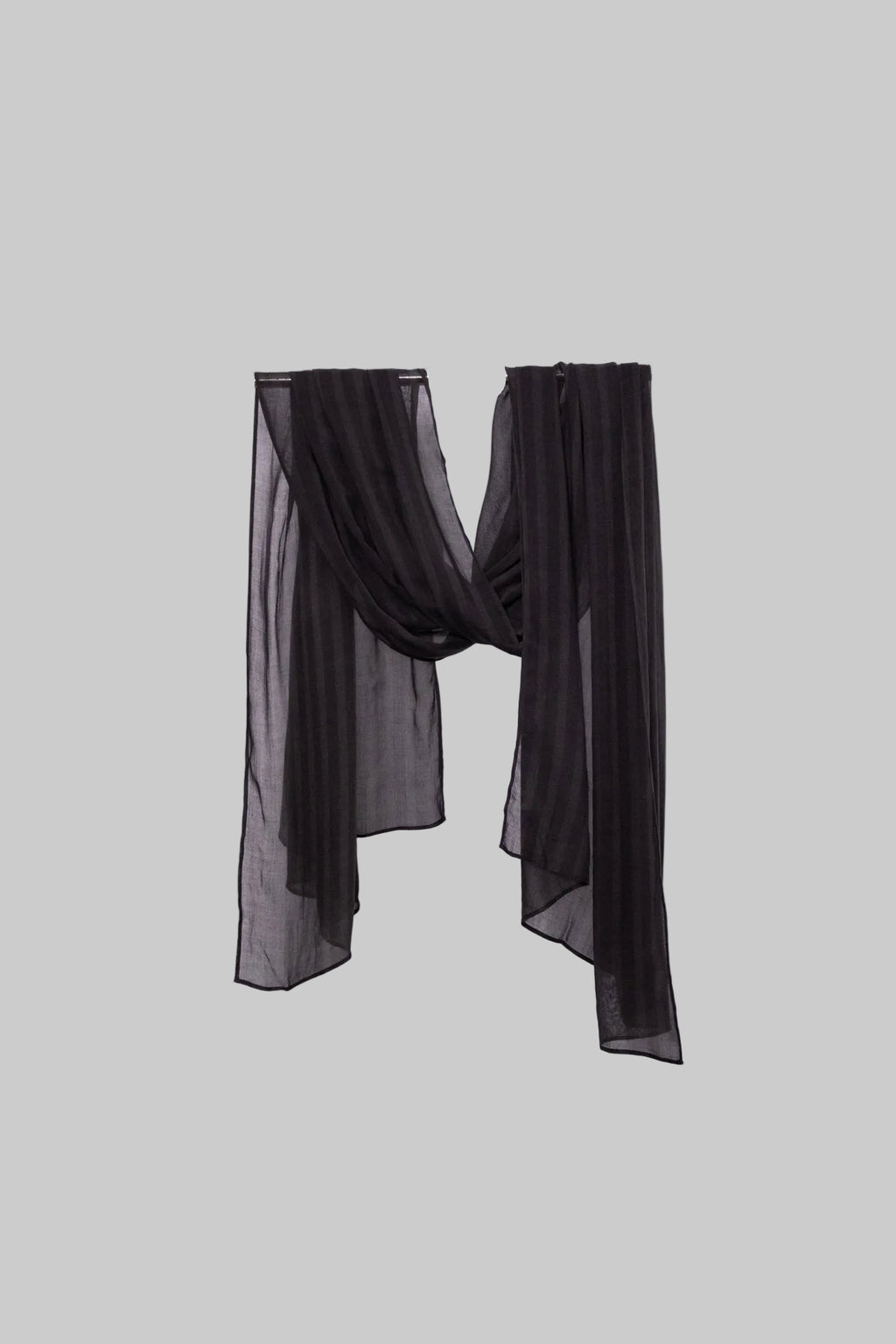 Subtle Wide Stripe - Charcoal