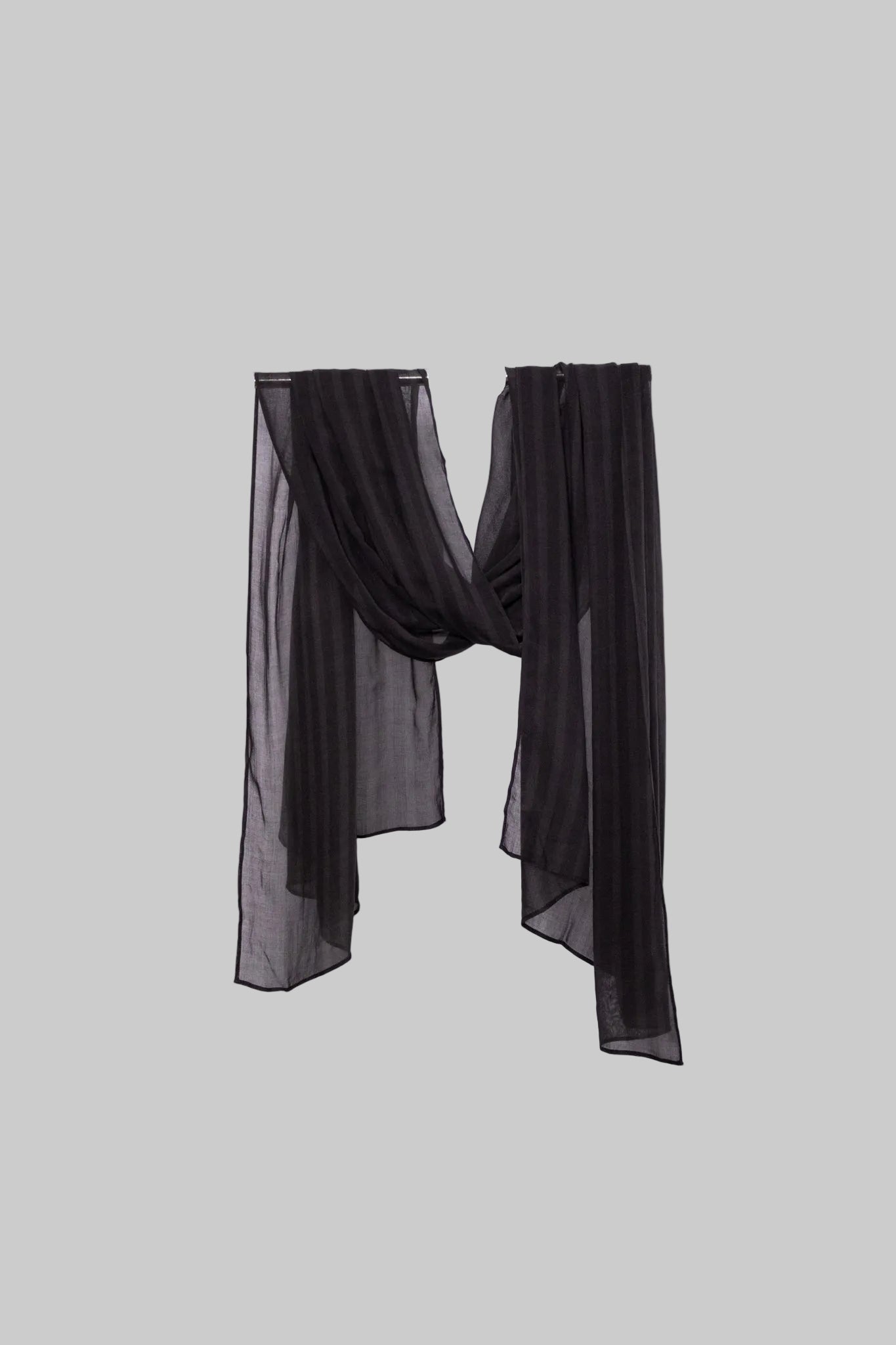 Subtle Wide Stripe - Charcoal