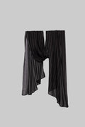 Wide Stripe - Charcoal