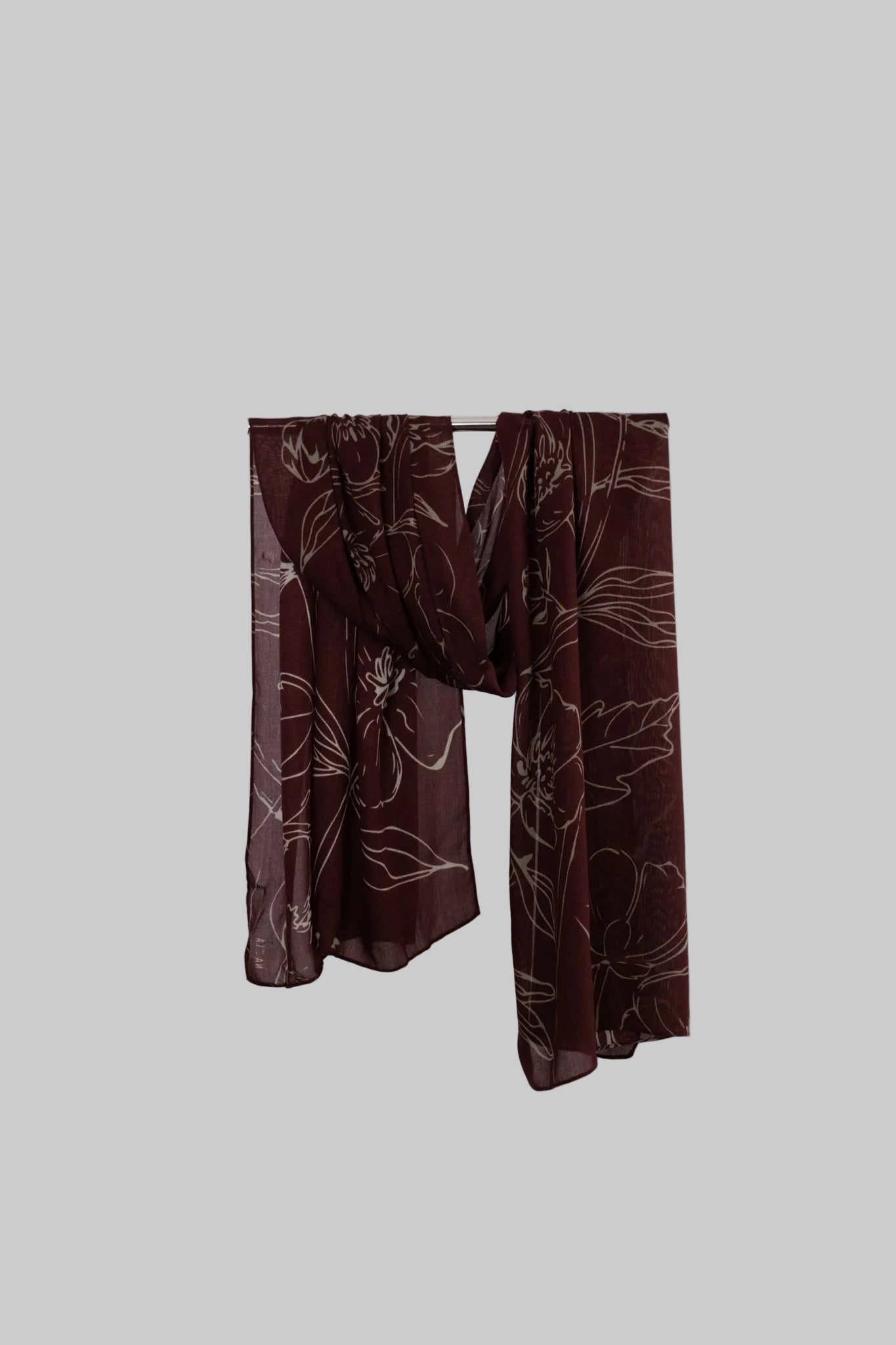 Palestine in Bloom - Burgundy/Sand