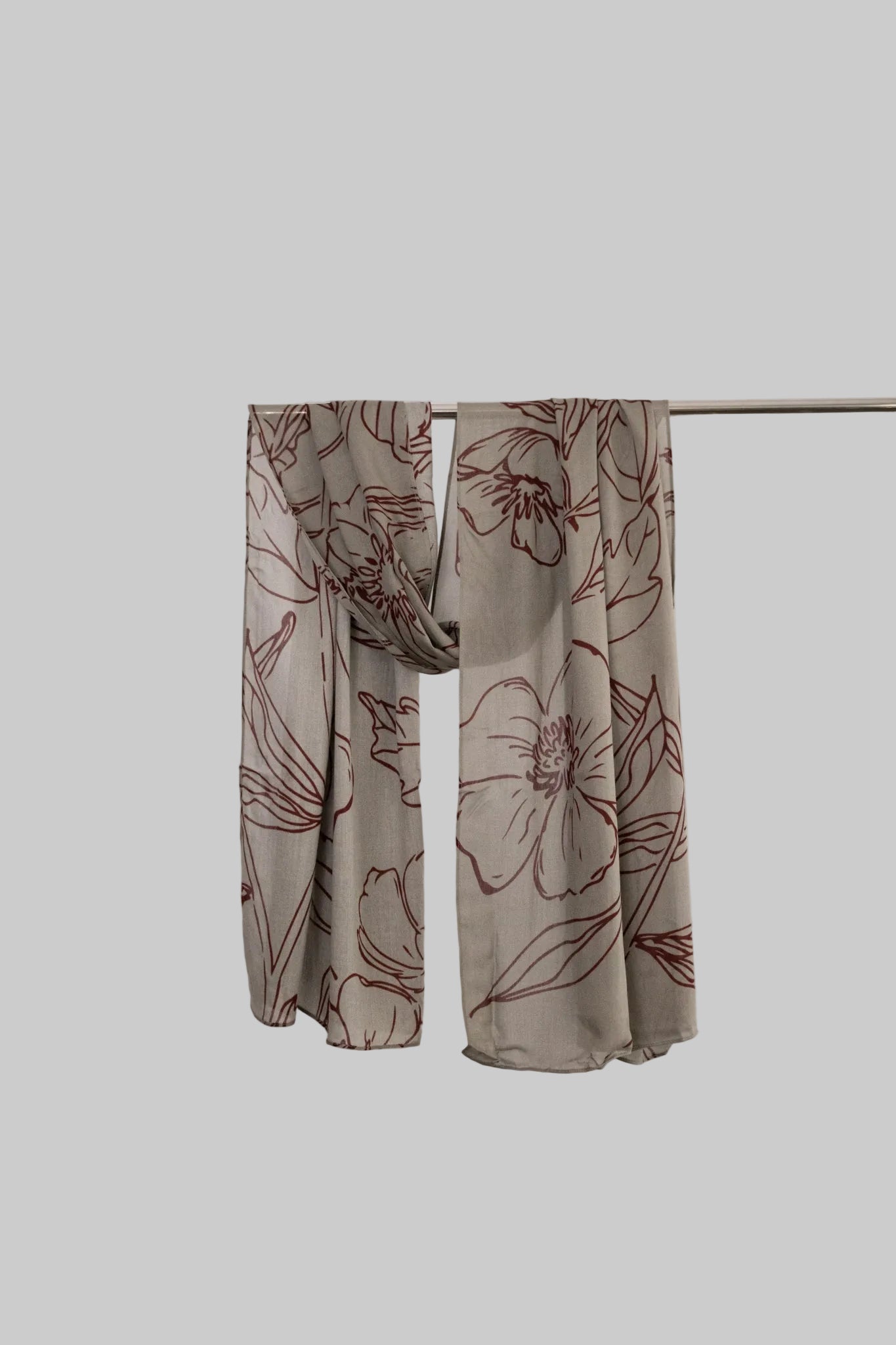 Palestine in Bloom - Sand/Burgundy