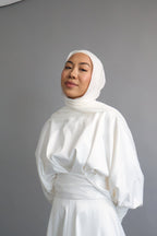 bridal hijab modest modal wedding