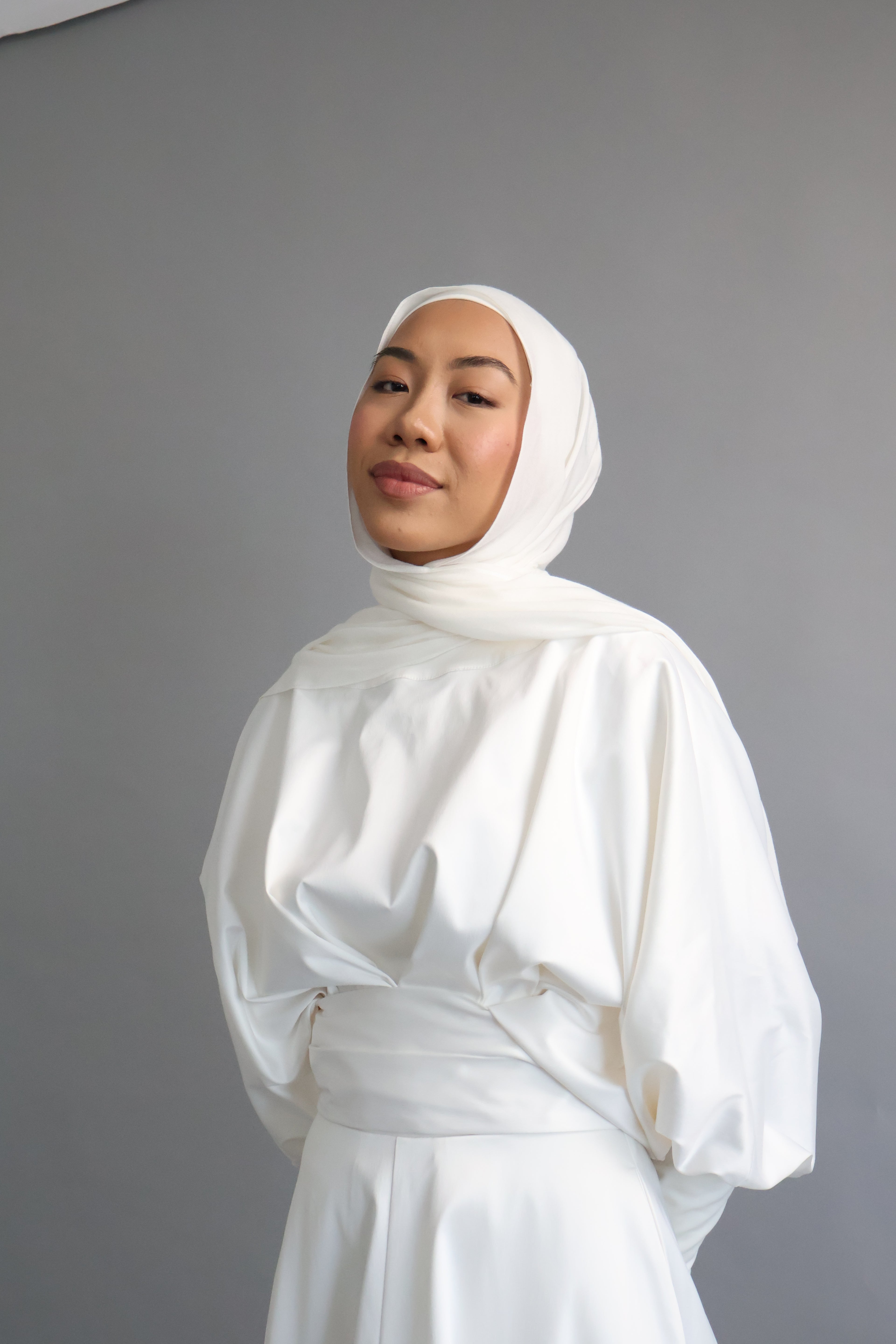 bridal hijab modest modal wedding