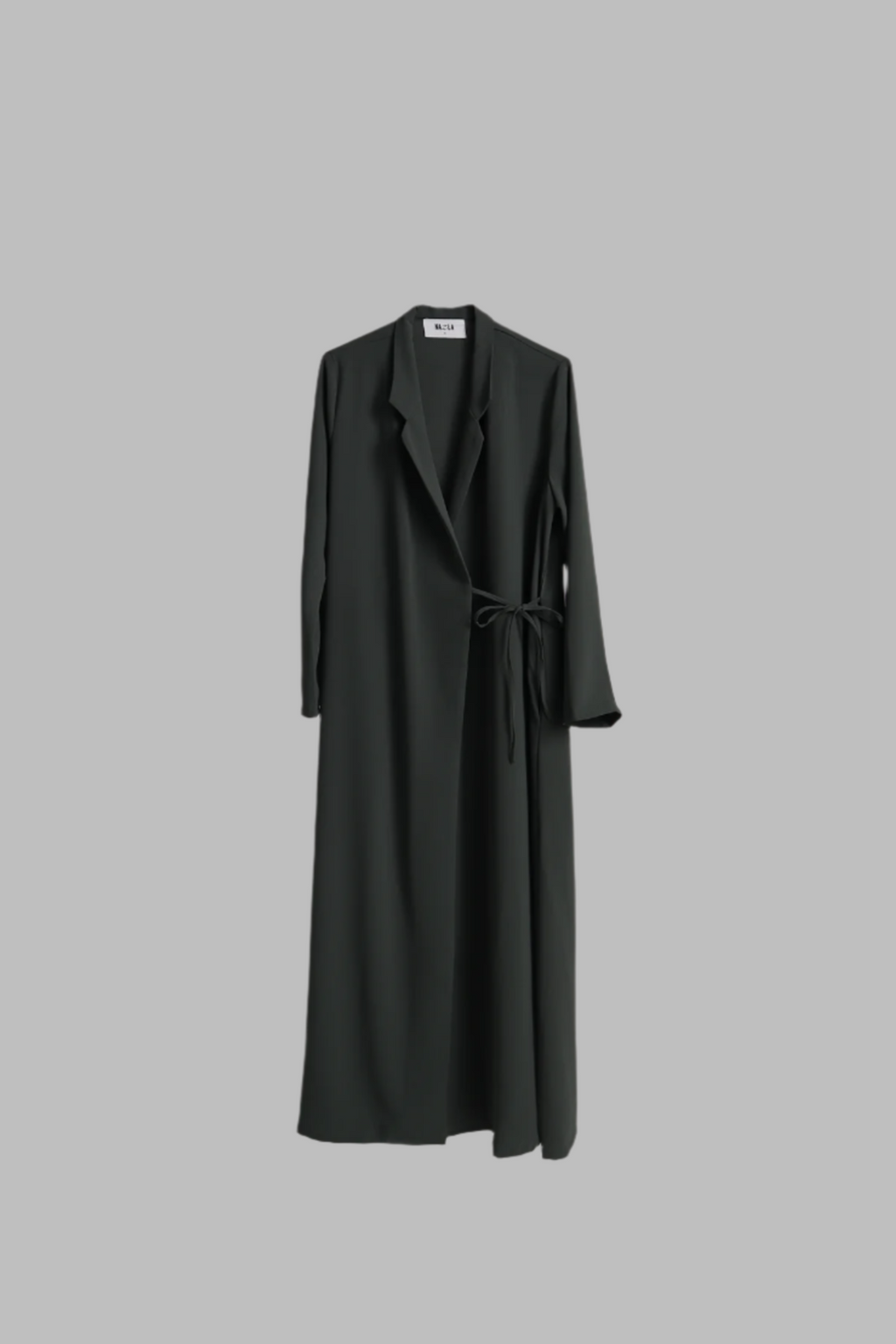 Blazer Tie Abaya - Olive