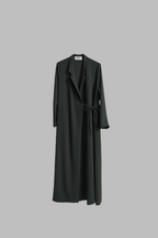 Blazer Tie Abaya - Olive