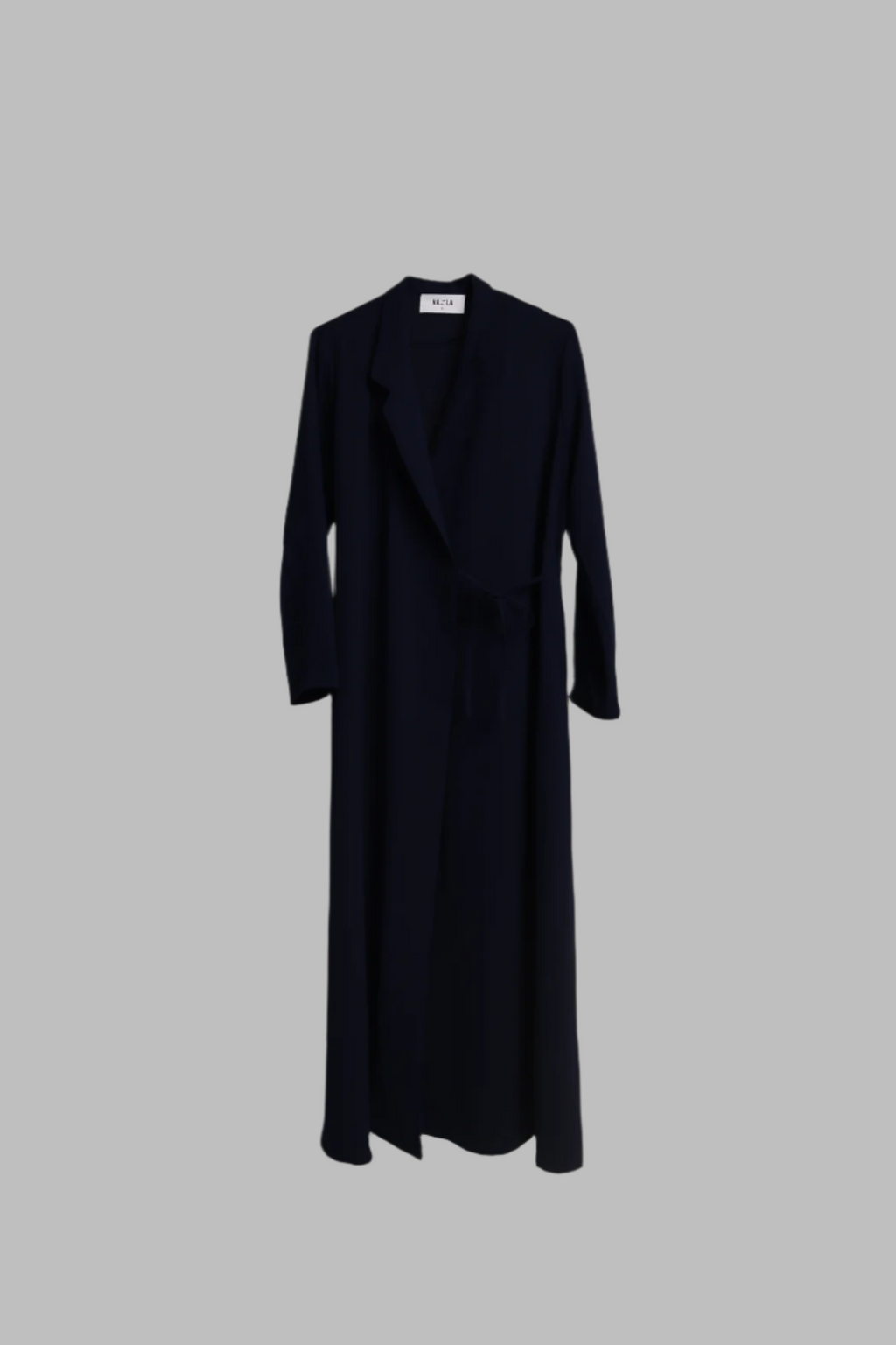 Blazer Tie Abaya - Midnight Navy