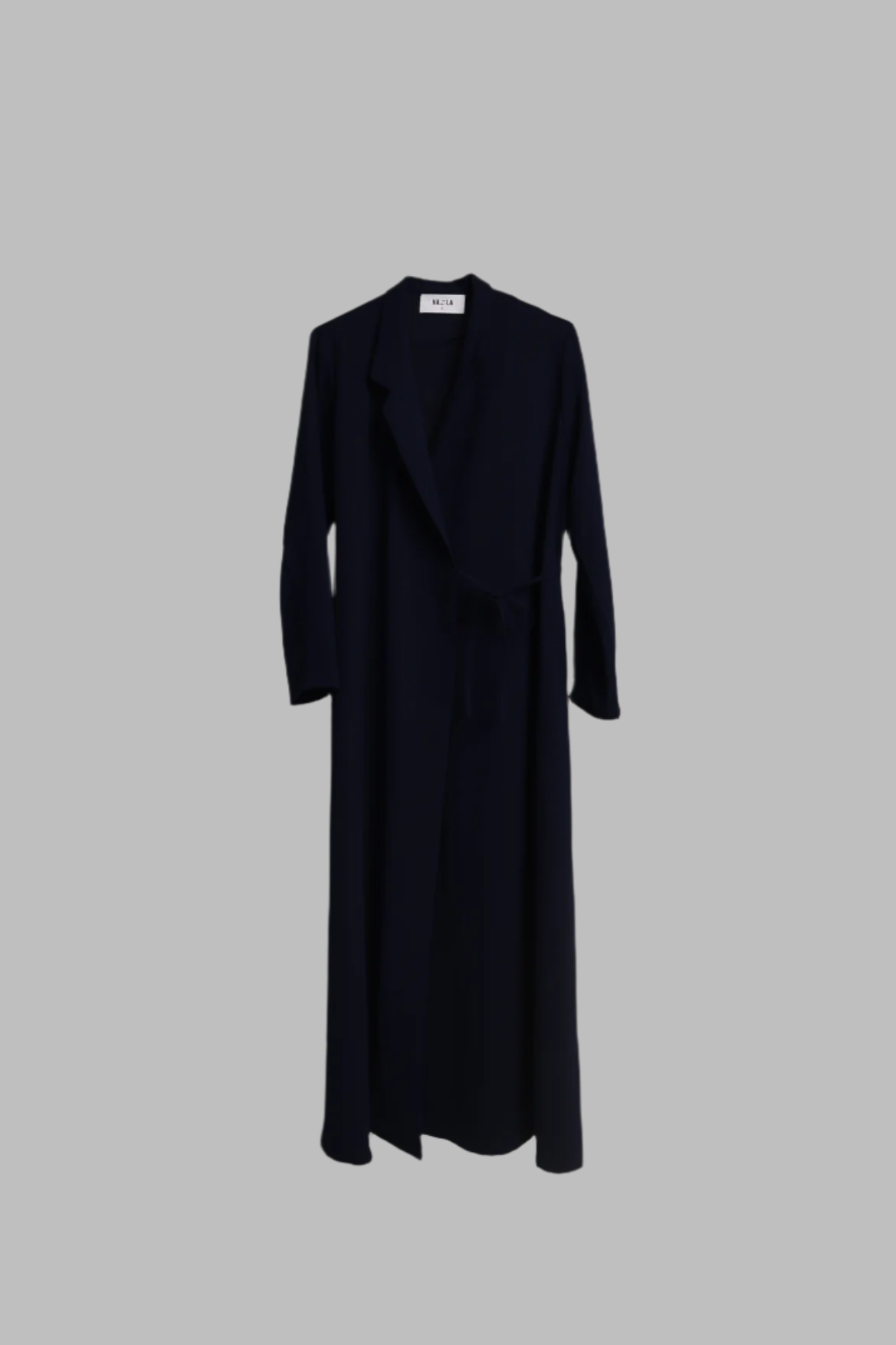 Blazer Tie Abaya - Midnight Navy