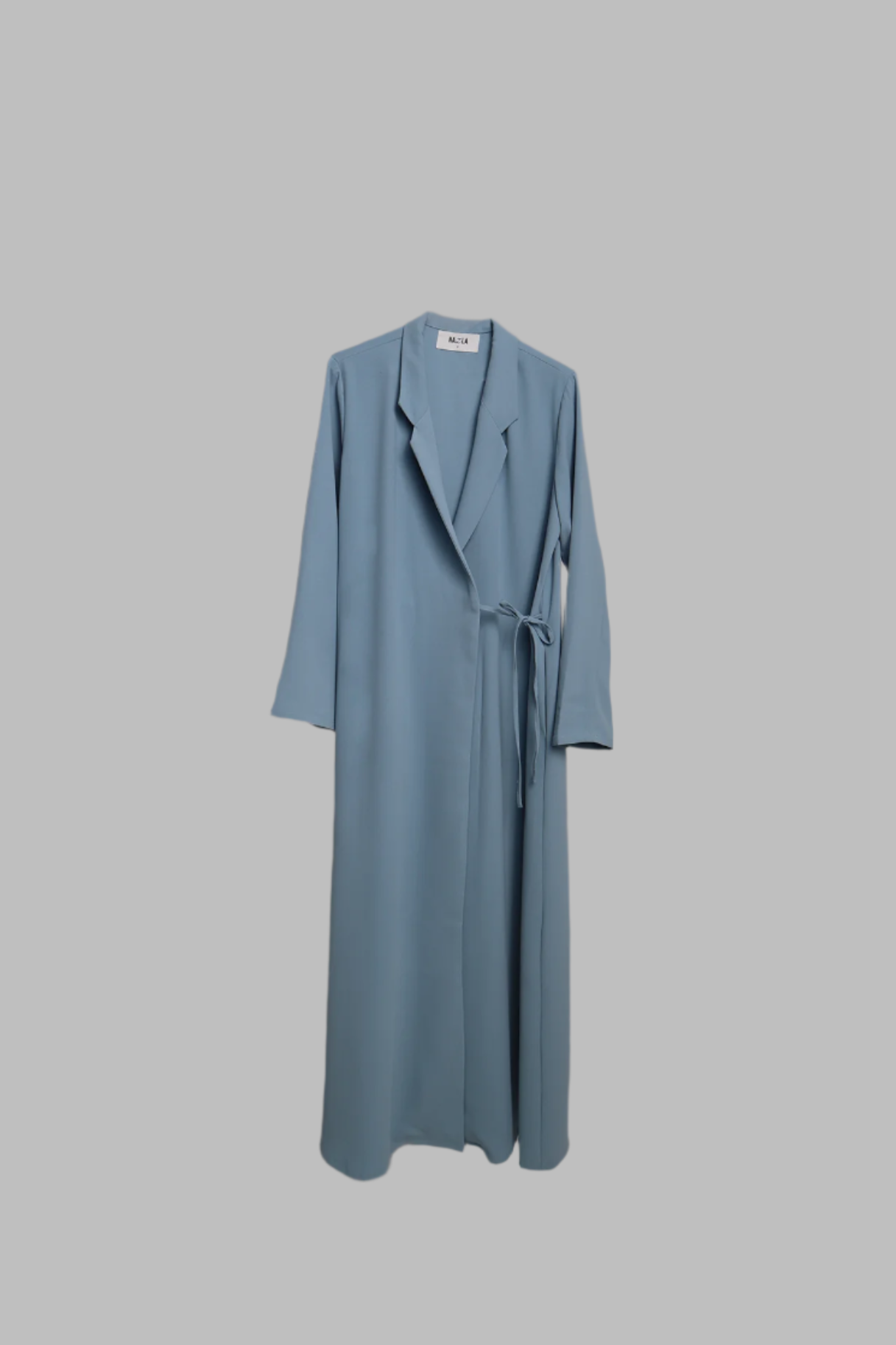 Blazer Tie Abaya - Sky